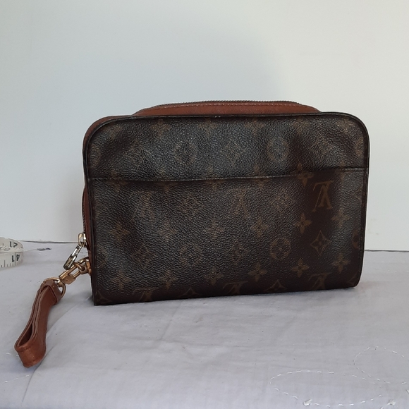 Louis Vuitton Brown Monogram Wristlet - Picture 1 of 12